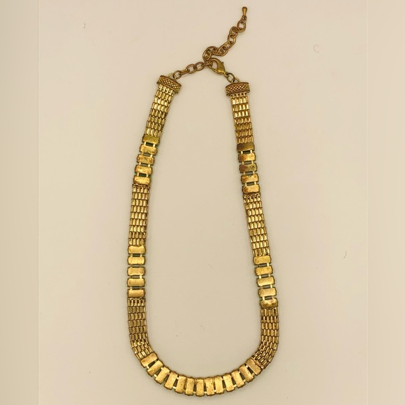 Vintage Mint Green and Gold Necklace - Picture 2 of 9